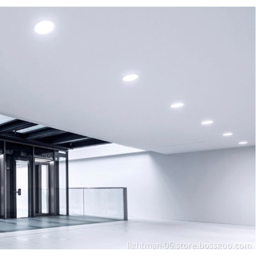 24W Round Square Frameless LED Panel Downlight